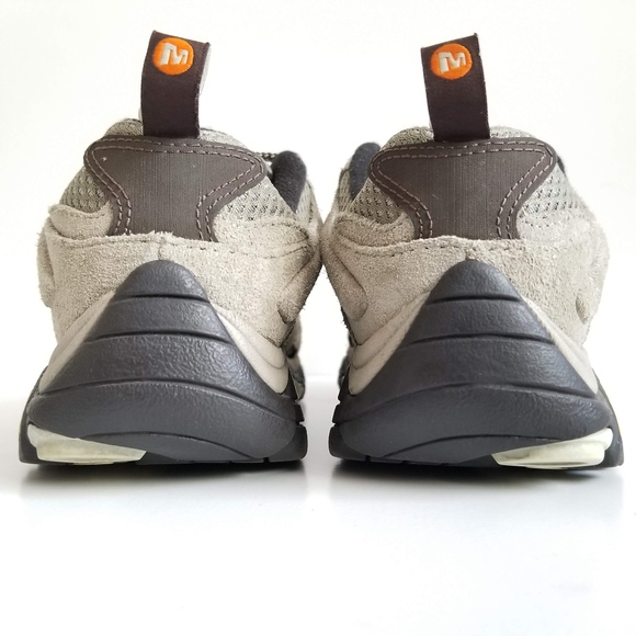 Merrell Moab Low Gray Suede Granite Hiking Shoes - Picture 6 of 8